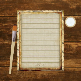 Lámina Capas de papel de cuadernillo de época 7