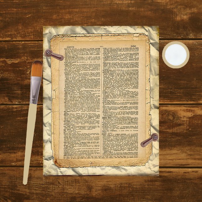 Lámina Capas de papel de cuadernillo vintage 12 (Subido por el creador)