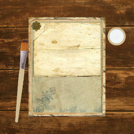 Lámina Capas de papel de cuadernillo vintage 8