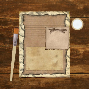 Lámina Capas de papel de Scrapbook Vintage 14