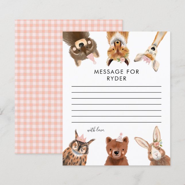 Lámina Cápsula de tiempo de fiesta de cumpleaños de Woodl (Anverso / Reverso)