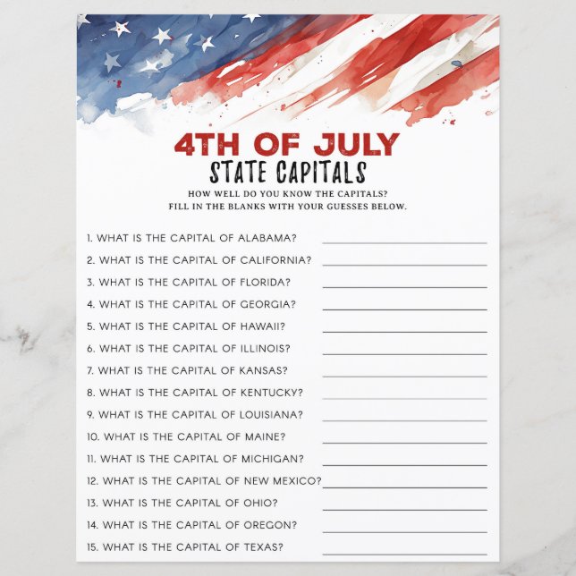 Lámina Captura de Fiesta de capitales estatales 4 de juli (Anverso)