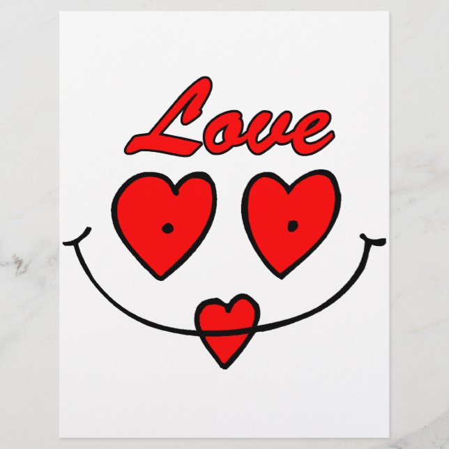 Lámina Cara sonriente del corazón (Anverso)