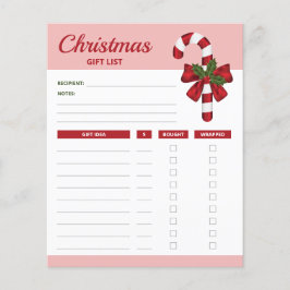 Lámina Caramelo De Navidad Rojo Y Lazo - Planes De Lista