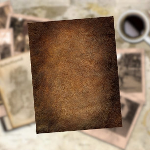 Lámina Cardstock de cuaderno de cartón de cuero negro rus