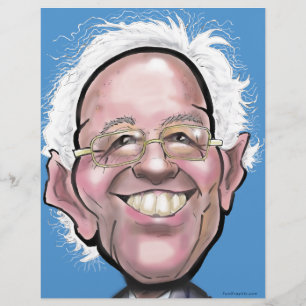 Lámina Caricatura de Bernie Sanders