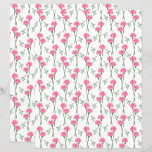 Carnations Scrapbook