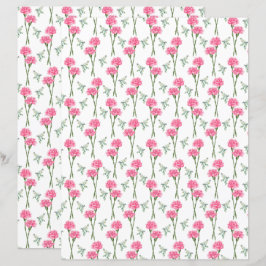 Lámina Carnations Scrapbook