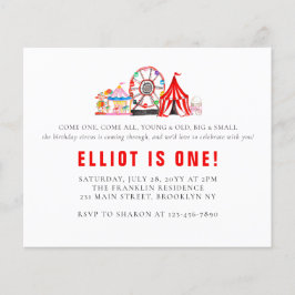 Lámina Carnaval de presupuesto Circo de Tienda de payasos