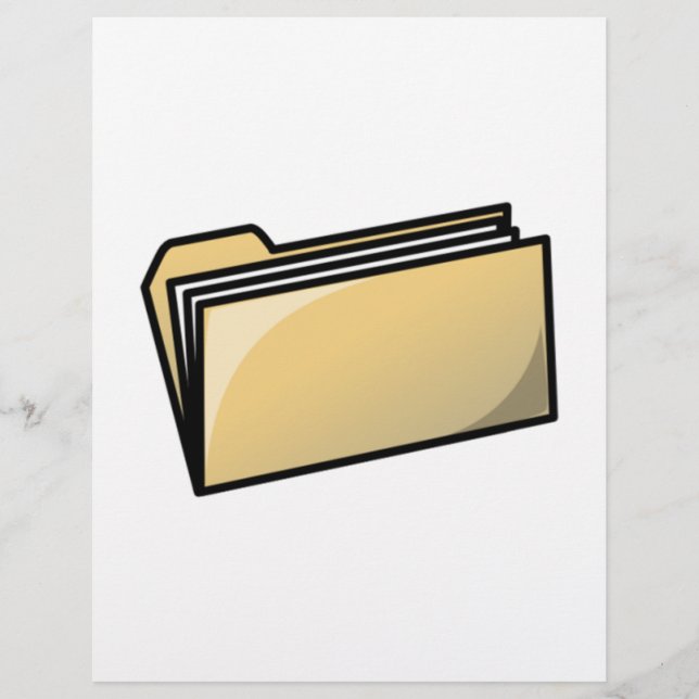 Lámina Carpeta de archivos (Anverso)