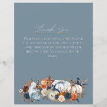 Carrier de correo, gracias, Rótulo, decoración de 