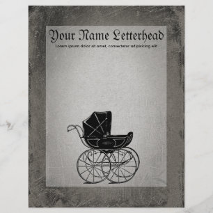 Lámina Carrito gótico para bebés