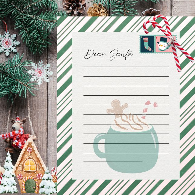 Lámina Carta a Santa con dulces tratamientos para el homb (Subido por el creador)