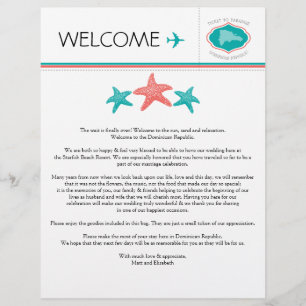 Lámina Carta de bienvenida Starfish para República Domini