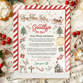 Lámina Carta de despedida oficial personalizada de Elf pa