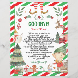 Lámina Carta de Elf Goodbye, Navidades de Adiós, Elf