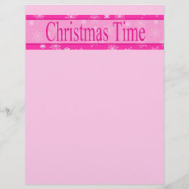 Lámina Carta de Navidades de tiempo de navidades