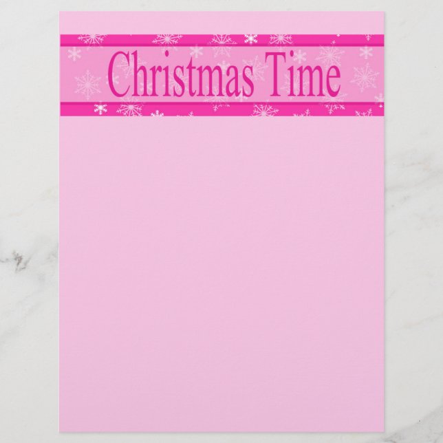 Lámina Carta de Navidades de tiempo de navidades (Anverso)