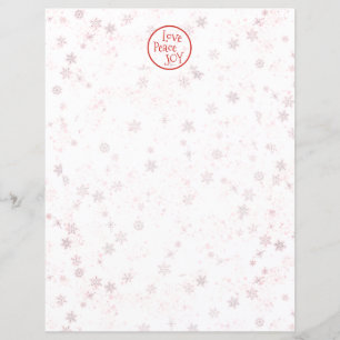 Lámina Carta de navidades Festividades Rojas Amo Paz Aleg