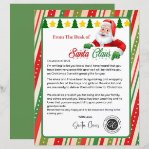 Lámina Carta de Santa Northpole Mail