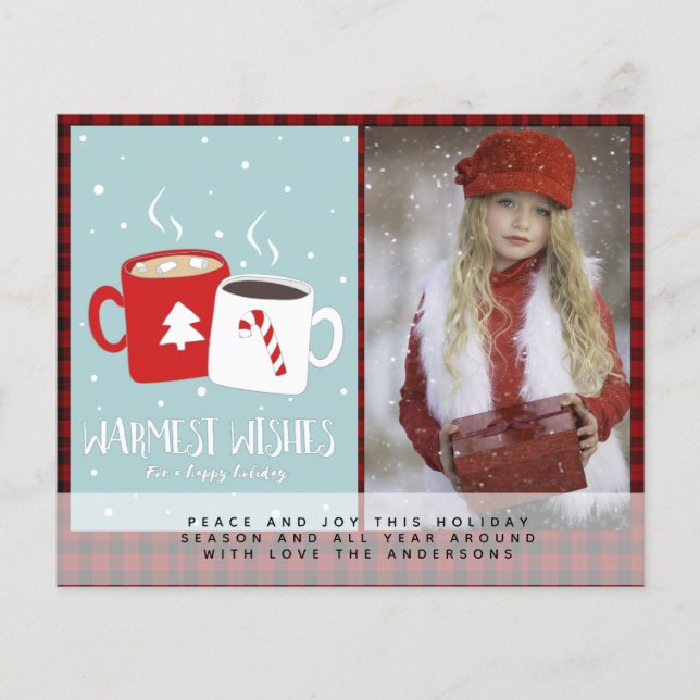 Lámina Carta invitada por Navidades de fotos de Lumberjac (Anverso)