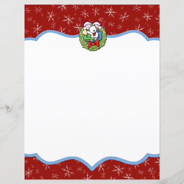Lámina Carta navidad Stationery (Anverso)