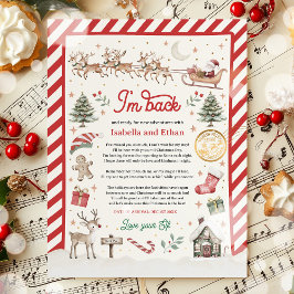 Lámina Carta Oficial Personalizada De Llegada De Los Elfo