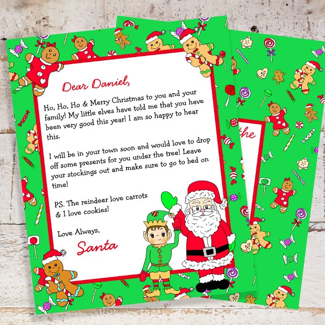 Lámina Carta personalizada de Santa Claus (Subido por el creador)