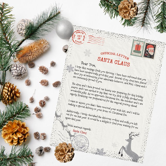 Lámina Carta Santa De navidades Para Niños Cuidados Y Div (Subido por el creador)