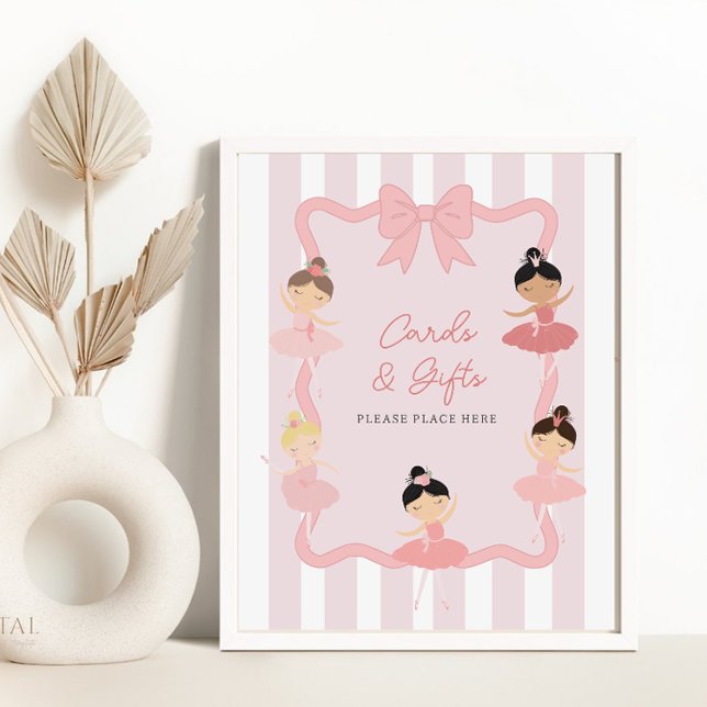 Lámina Cartel de Fiesta de cumpleaños de Pink Ballerina T (Subido por el creador)
