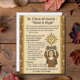 Lámina Cartel del Juego de Saint Clare Hold It High