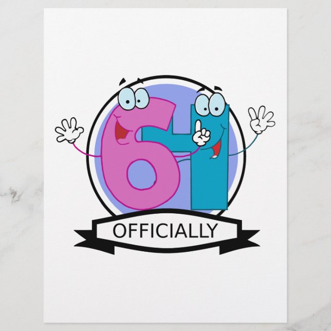 Lámina Cartel oficial de cumpleaños 64 (Anverso)