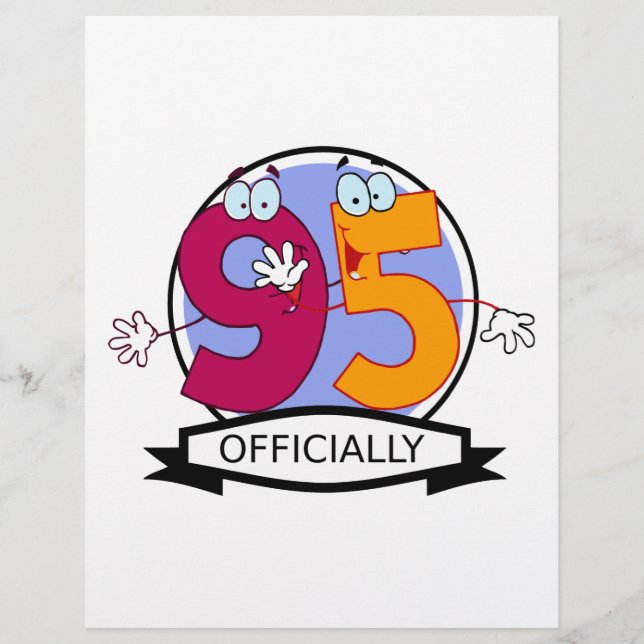 Lámina Cartel oficial de cumpleaños 95 (Anverso)