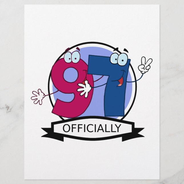 Lámina Cartel oficial de cumpleaños 97 (Anverso)