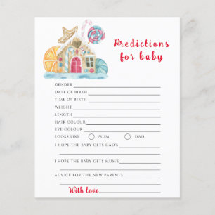 Lámina Casa de galletas de jengibre: predicciones y conse