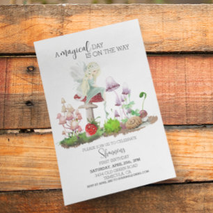 Lámina Casa de Hadas del Bosque Aterciopelado con Acuarel