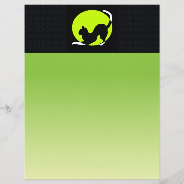 Lámina Cat Silhouette (Anverso)