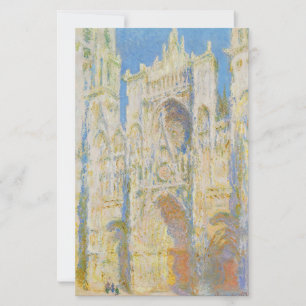 Lámina Catedral de Rouen Portal Luz de la Mañana Claude M