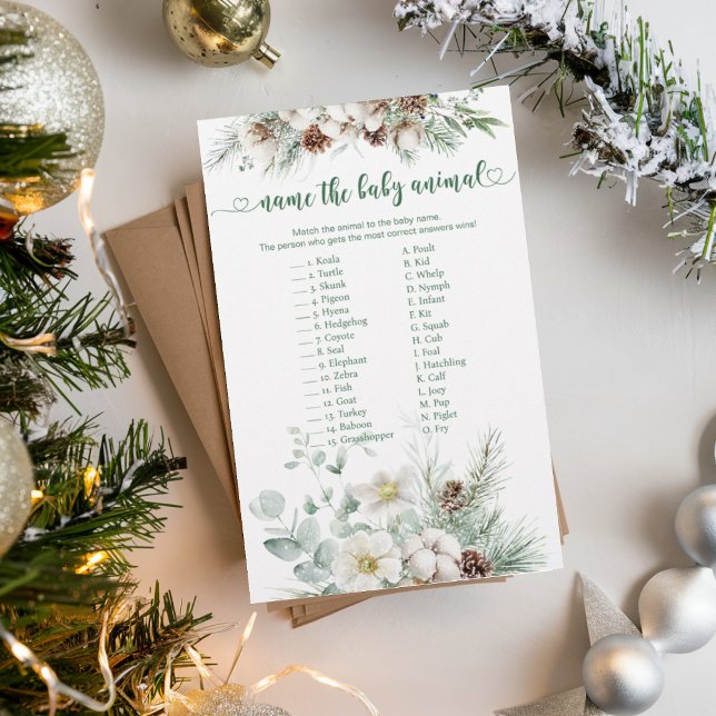 Lámina Caza de bebé de invierno Evergreen (Subido por el creador)