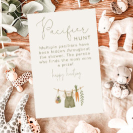 Lámina Caza de Pacificadores de Baby Shower de crecimient