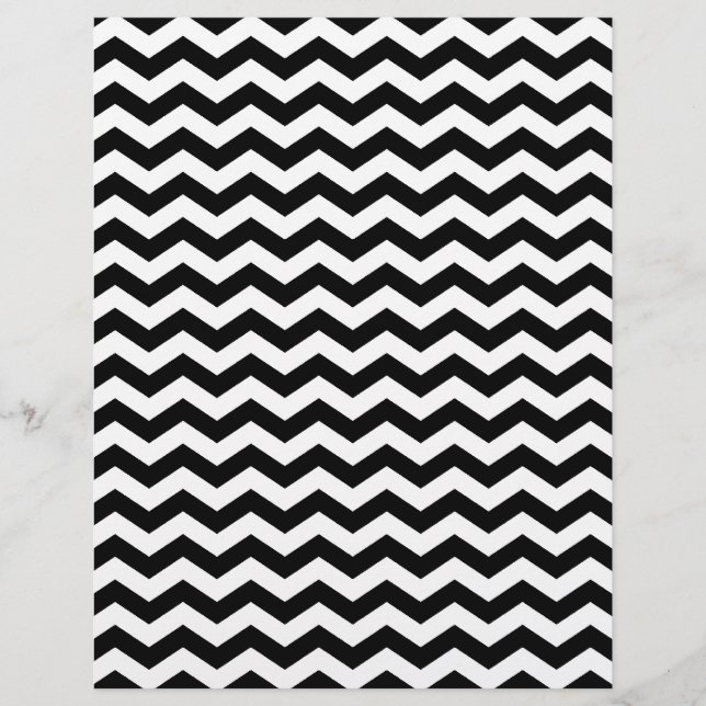 Lámina Cebra Blanca y Negra en Zig Zag (Anverso)