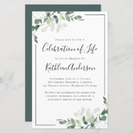 Lámina Celebración de la invitación a la vida por eucalip