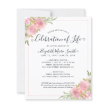 Celebración de la invitación al funeral conmemorat