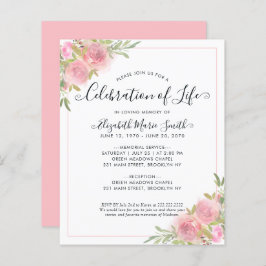 Lámina Celebración de la invitación al funeral conmemorat