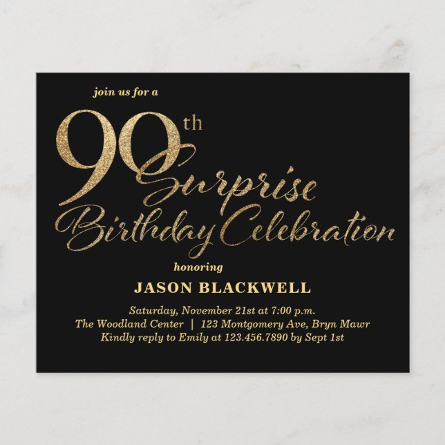 Lámina Celebración del cumpleaños 90 de la sorpresa del p (Anverso)