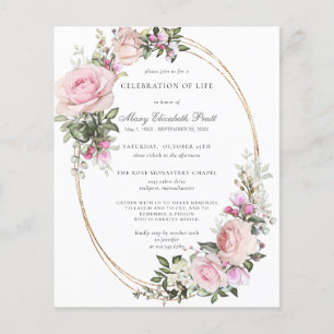 Lámina Celebración presupuestal de la invitación a la flo