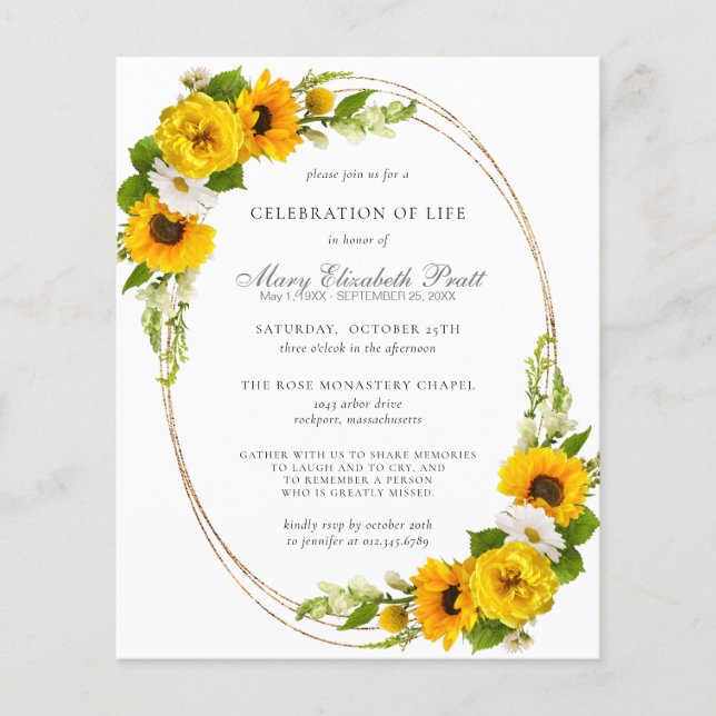 Lámina Celebración presupuestaria de la invitación a los  (Anverso)