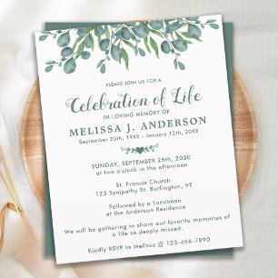 Lámina Celebración Presupuestaria De La Vida Eucalyptus G