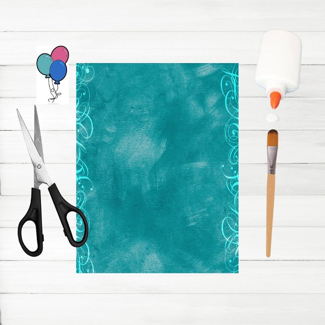 Lámina Celebrar el papel de Aqua Scrapbook (Subido por el creador)