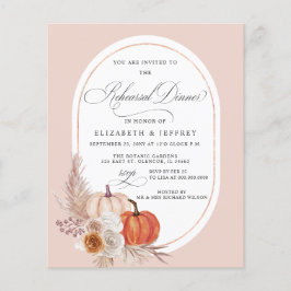 Lámina Cena de ensayo de caída de las calabazas del boho 